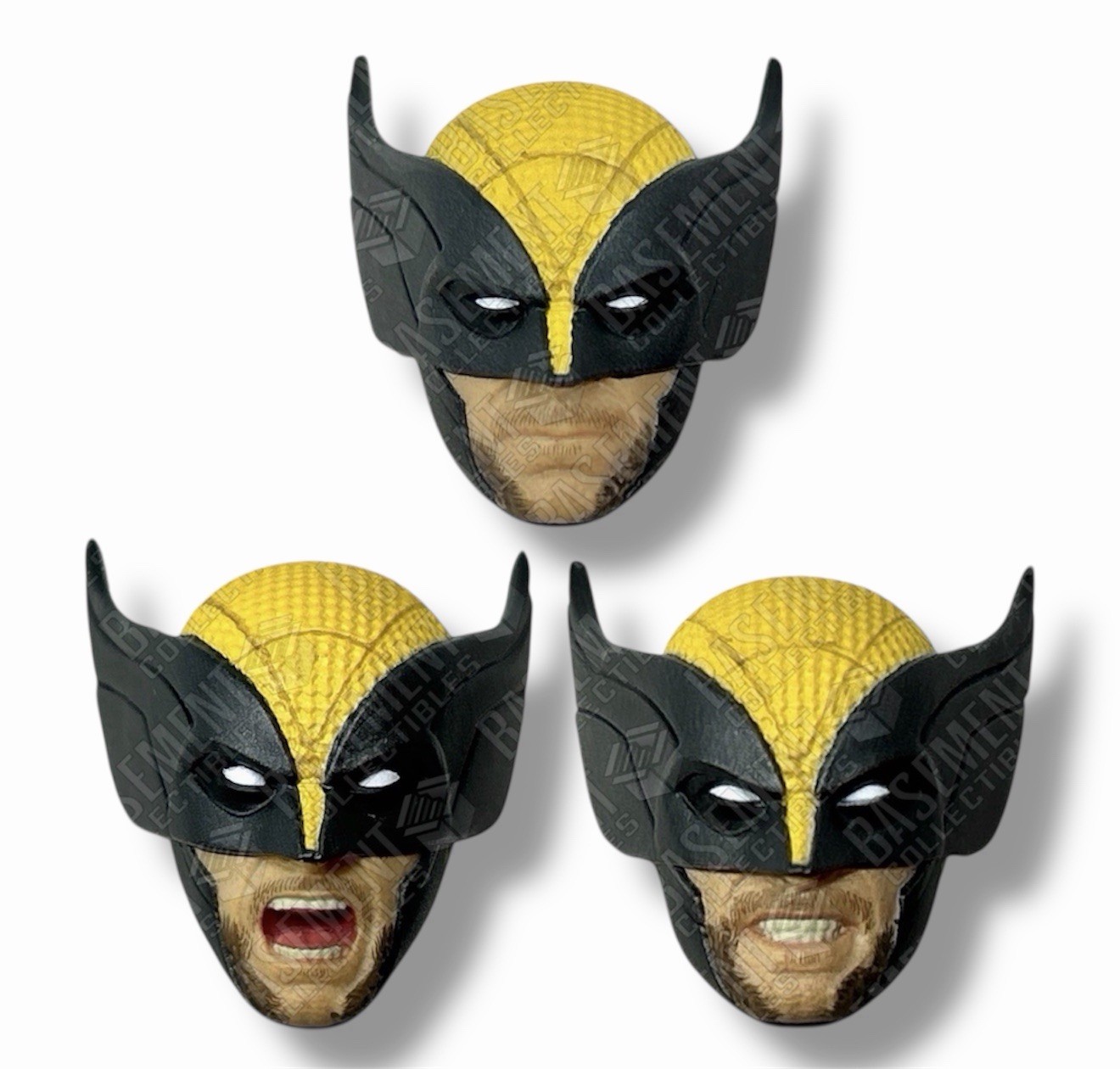 One:12 Collective Marvel Deadpool & Wolverine Deluxe Heads 1:12