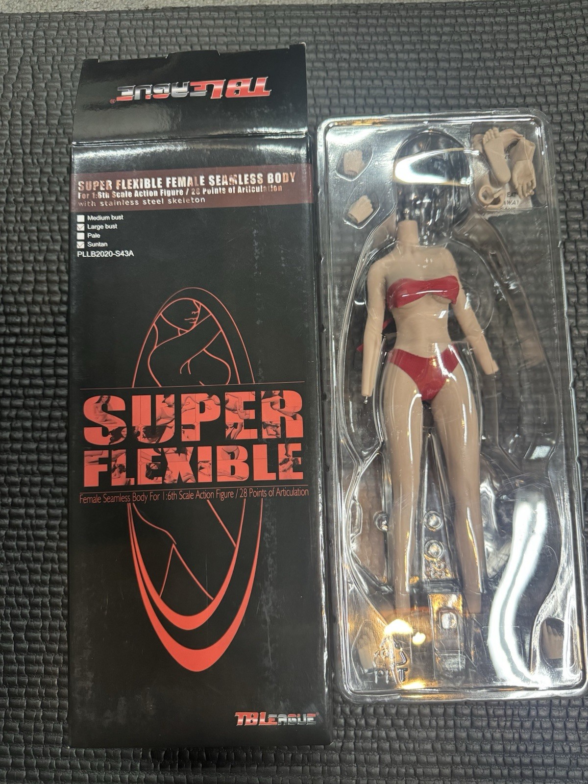 TBLeague PLLB2020-S43A 1/6 Figure Suntan Woman Body Model Toys No head & Cloth