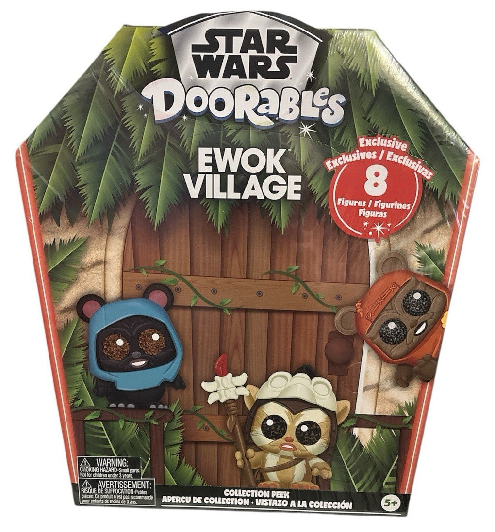 Disney Doorables Star Wars Ewok Village Figure Set Collection Peek 8 Figures