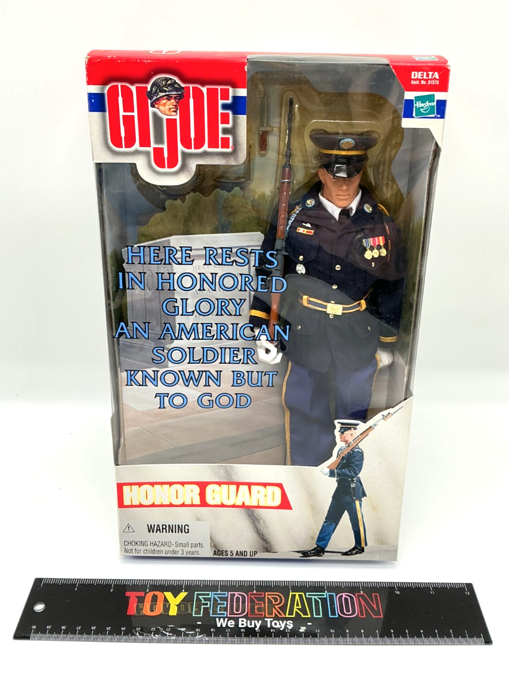 Hasbro GI Joe Tomb of the Unknown Soldier HONOR GUARD 12 Inch Action Figure