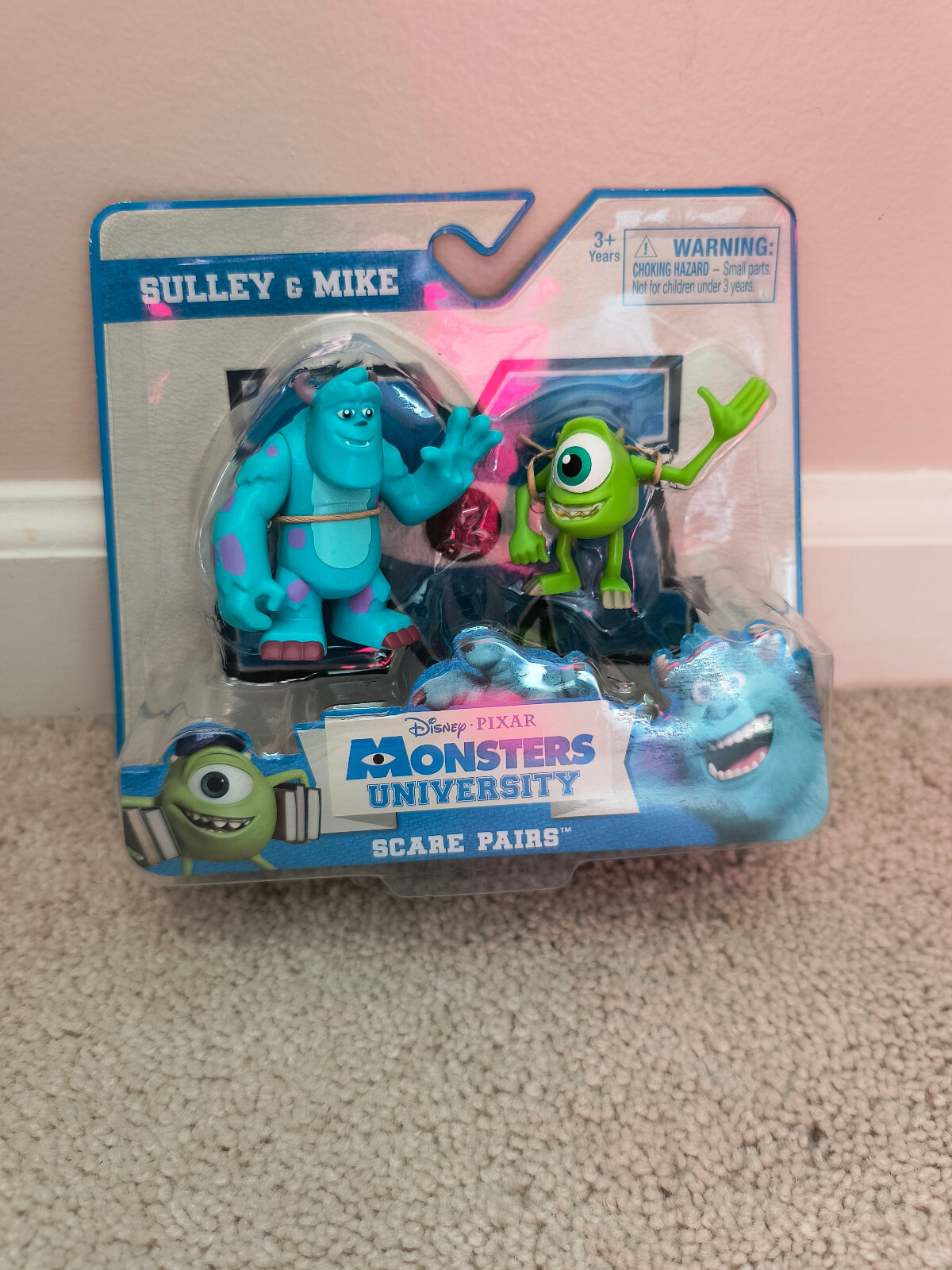 Pixar Monsters Inc University Scare Pairs SULLEY & MIKE Monsters University