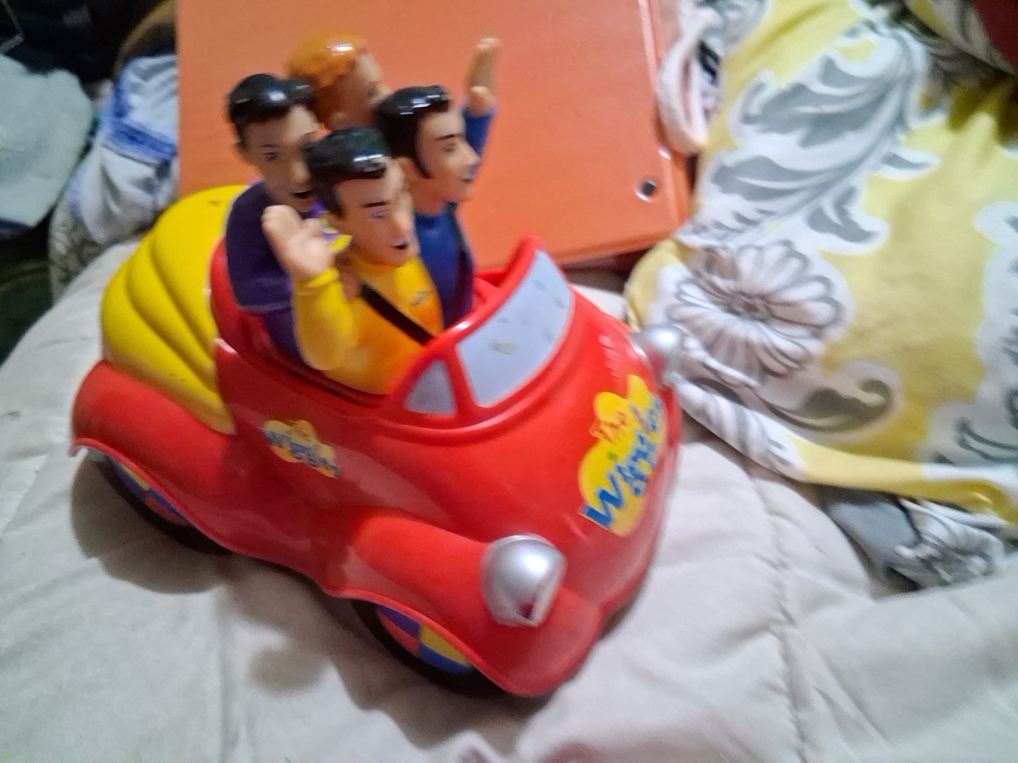 Vintage & Rare The Wiggles Big Red Car Hard Plastic and 4 Original Figures 2003