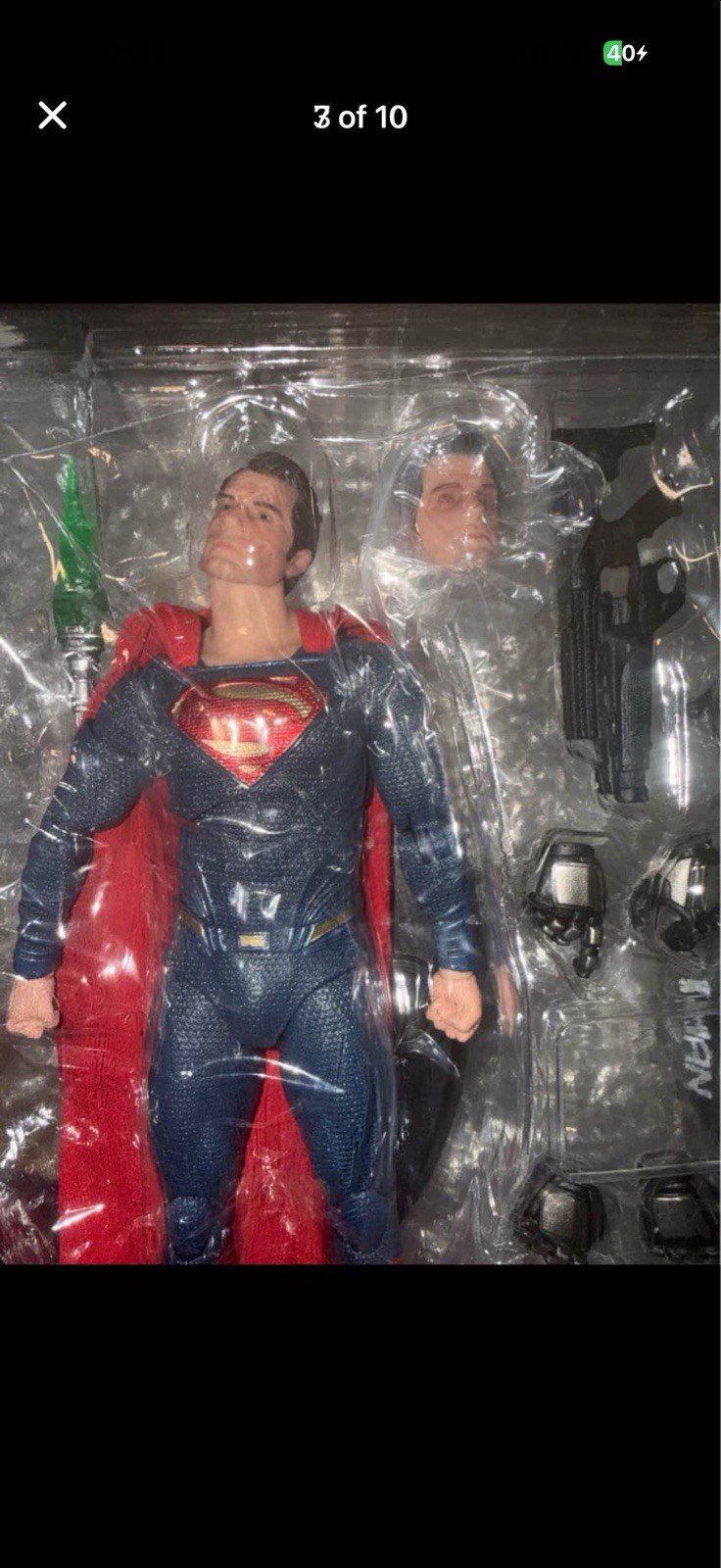 FondJoy Batman v Superman Batman & Superman 1:9 Action Figure Set w/ Hands
