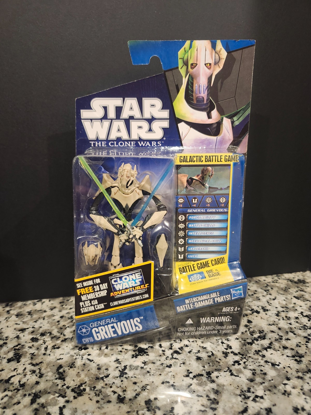 General Grievous CW10 2010 STAR WARS The Clone Wars TCW NEW MIB Sealed