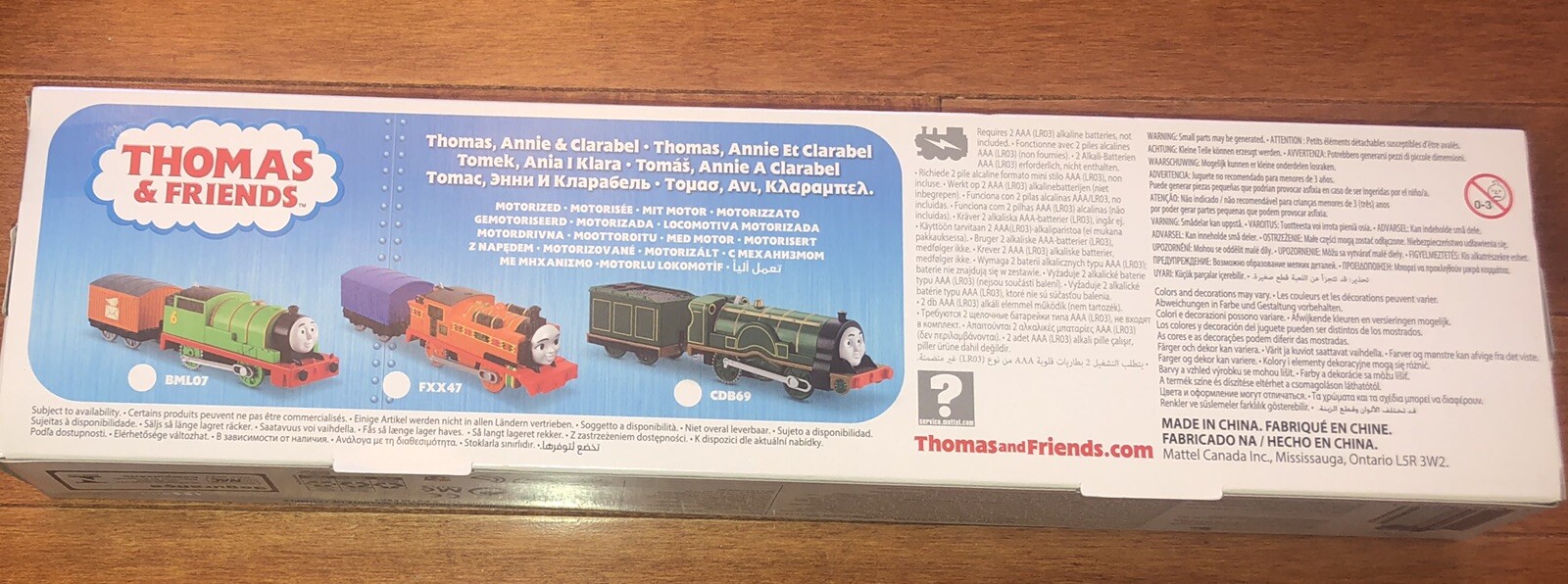Thomas and Friends Trackmaster Thomas Annie Clarabel Motorized Engine Train New