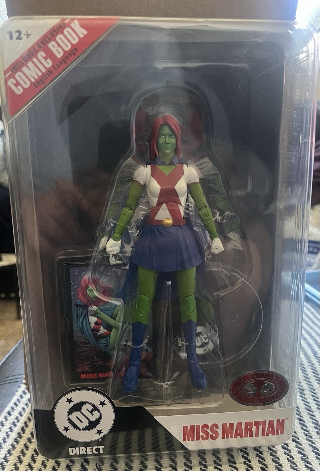 Mcfarlane Miss Martian Figure Page Punchers