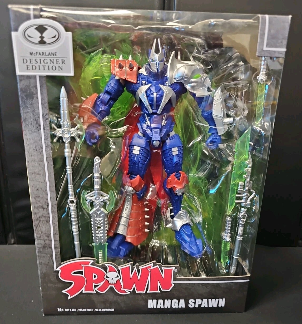 McFarlane Designer Edition Manga Spawn Deluxe SDCC Exclusive New In Box 7&Prime;