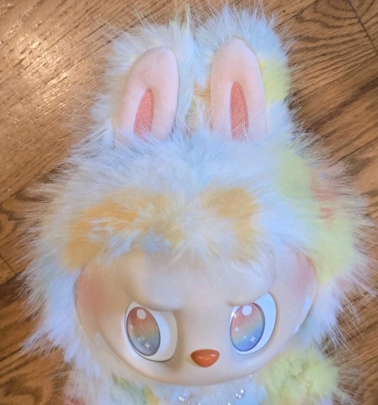 Large Authentic Labubu Pop Mart Rock The Universe Vinyl Plush Big Into Energy