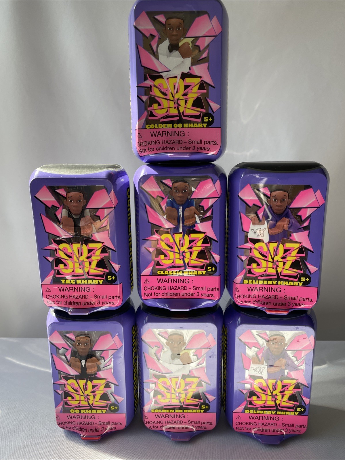 Screen Breakz Khaby. Lot Of 7. Brand New. Sealed.