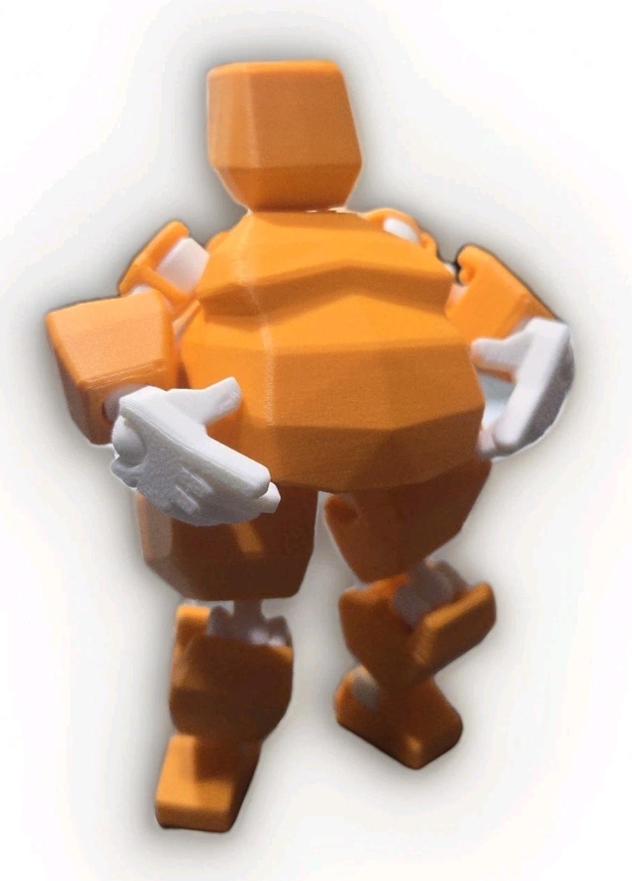 Dummy 13/Stocky 13 Action Figure | 3D Printed Poseable Articulated Collectible
