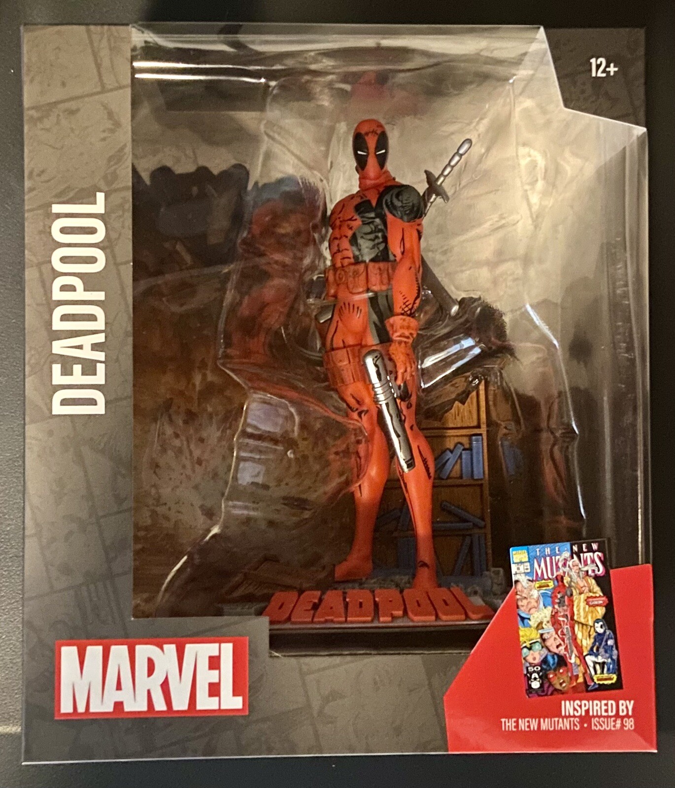 IN HAND: McFarlane Toys Deadpool The New Mutants #98 1:10 Scale Posed Figure