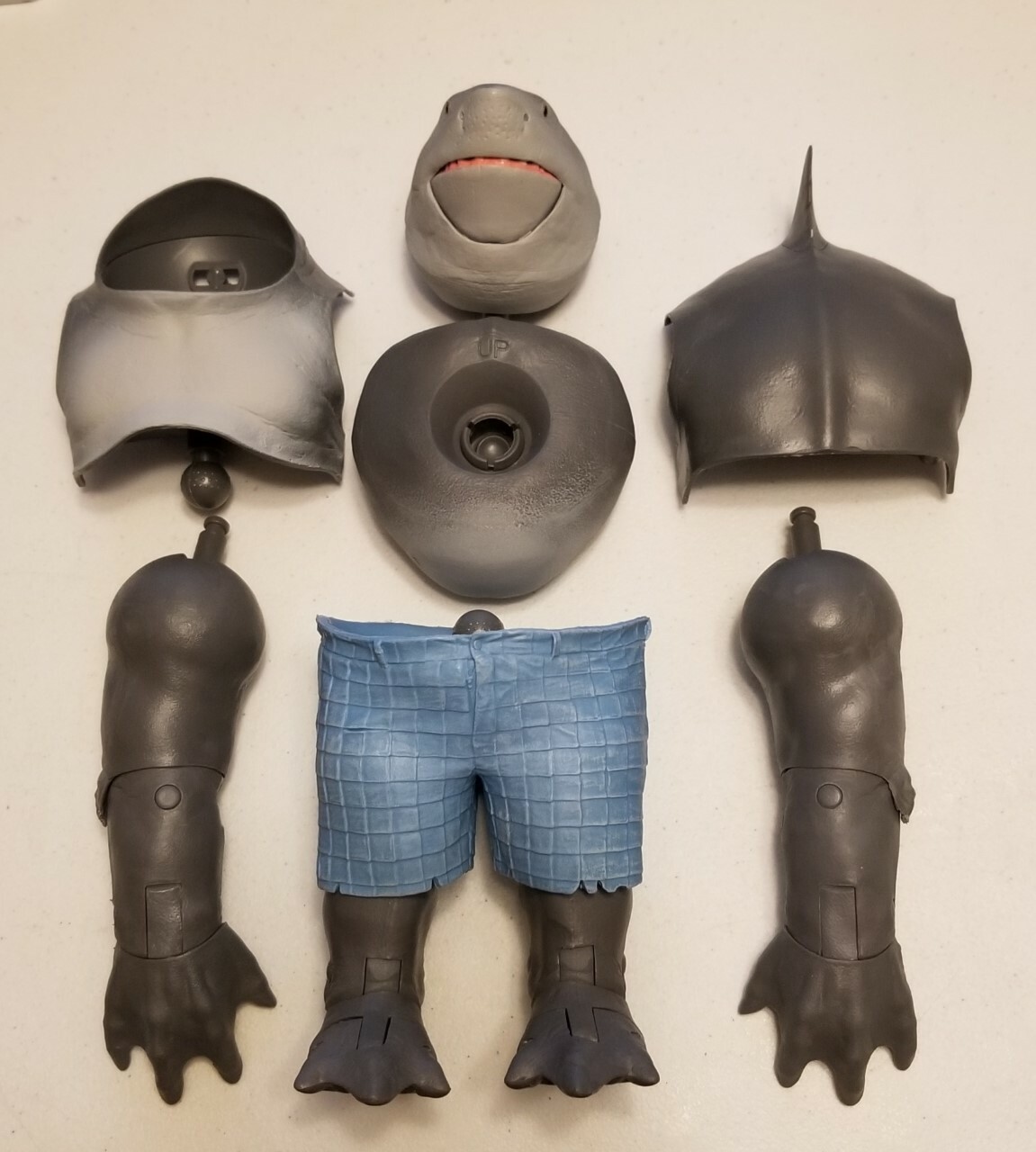 McFarlane DC King Shark BAF Suicide Squad Movie Head Chest Arms Legs U Pick