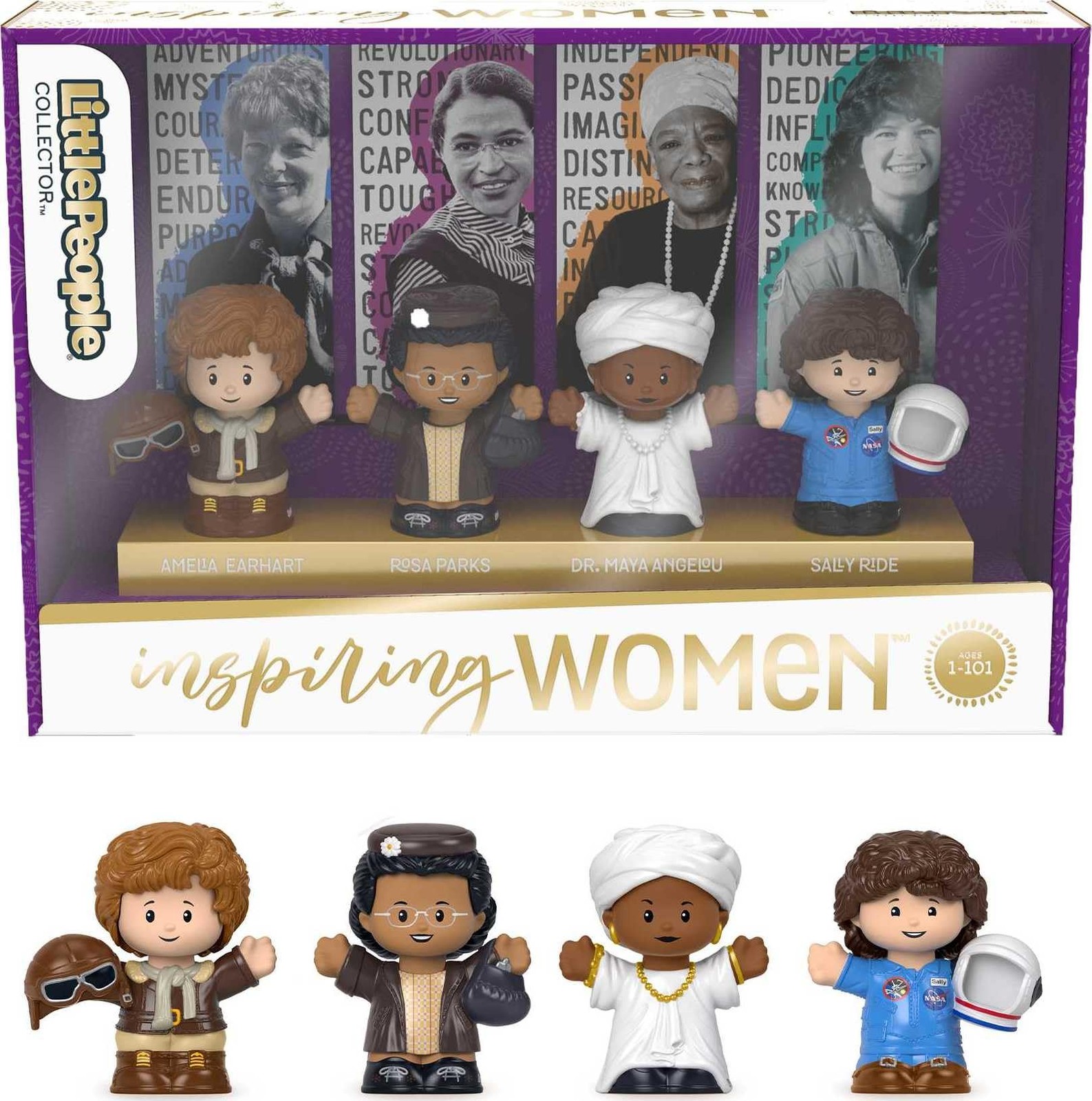 Inspiring Women, special edition figure set featuring 4 trailblazing women fr…