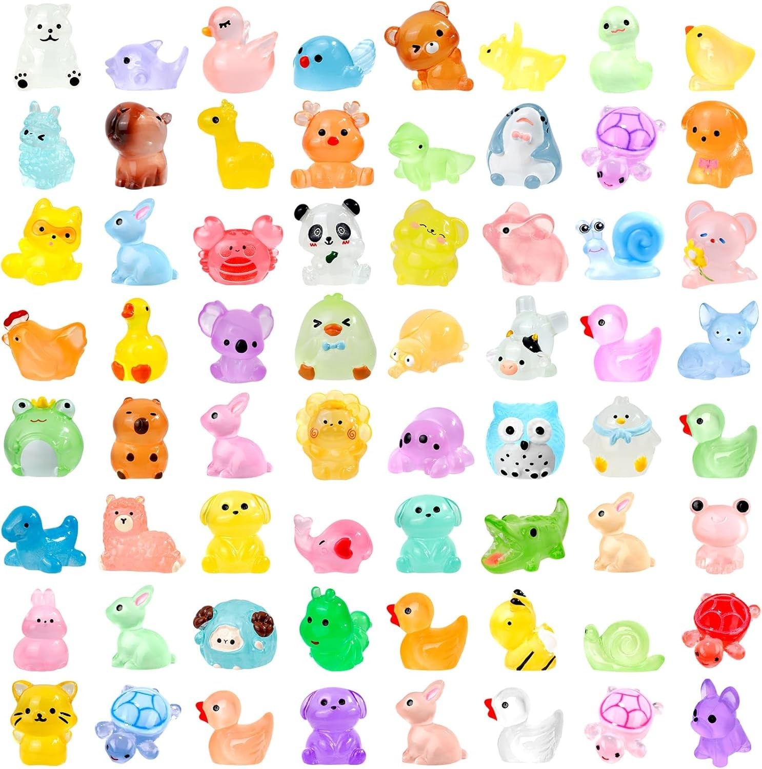 Tiny Glow Dark Animals – Collectible Miniature Figurines