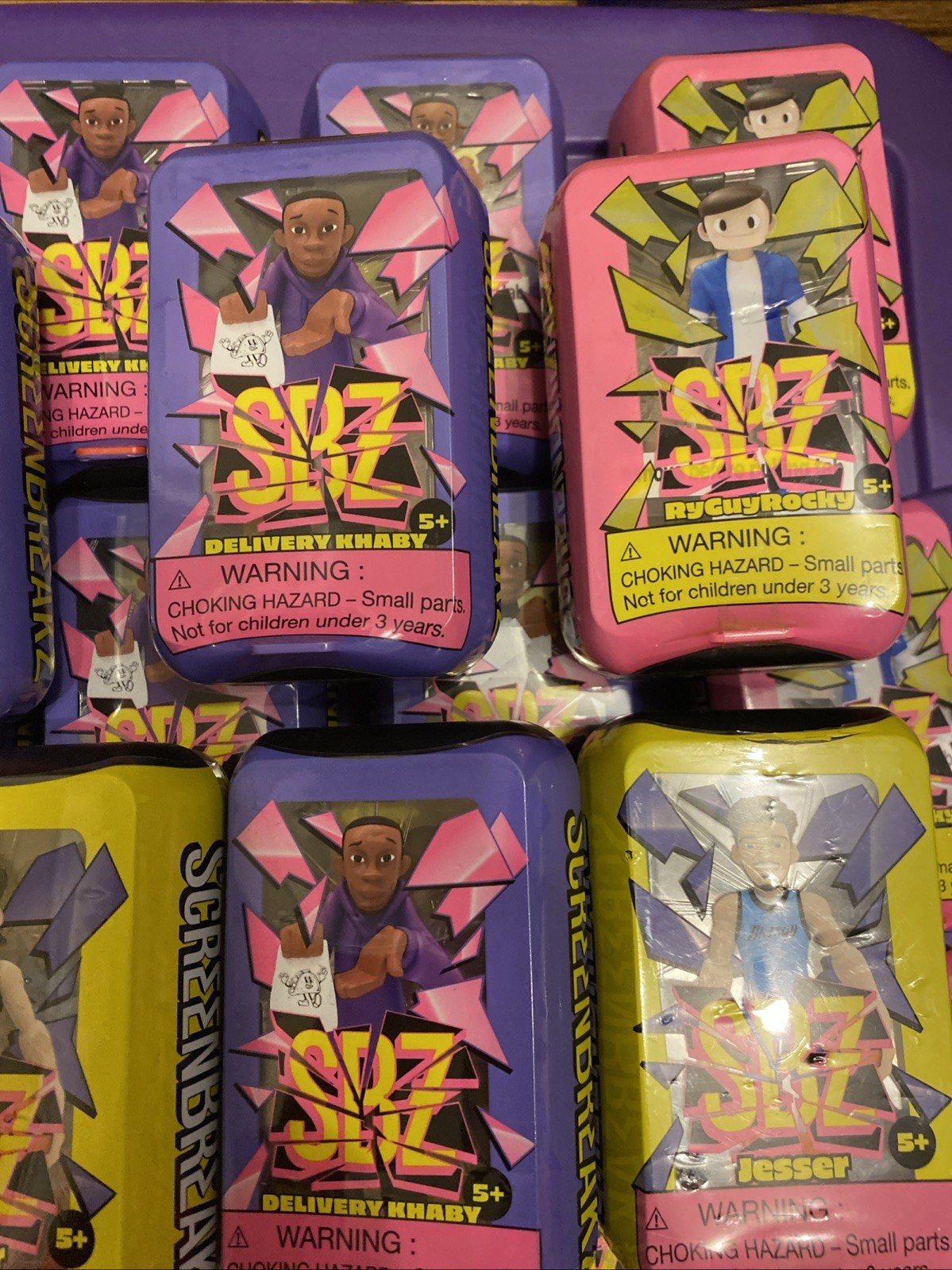 NIP 24 Different Sealed SBZ Screen Breakz Jesser Delivery Khaby Ry Guy Rocky
