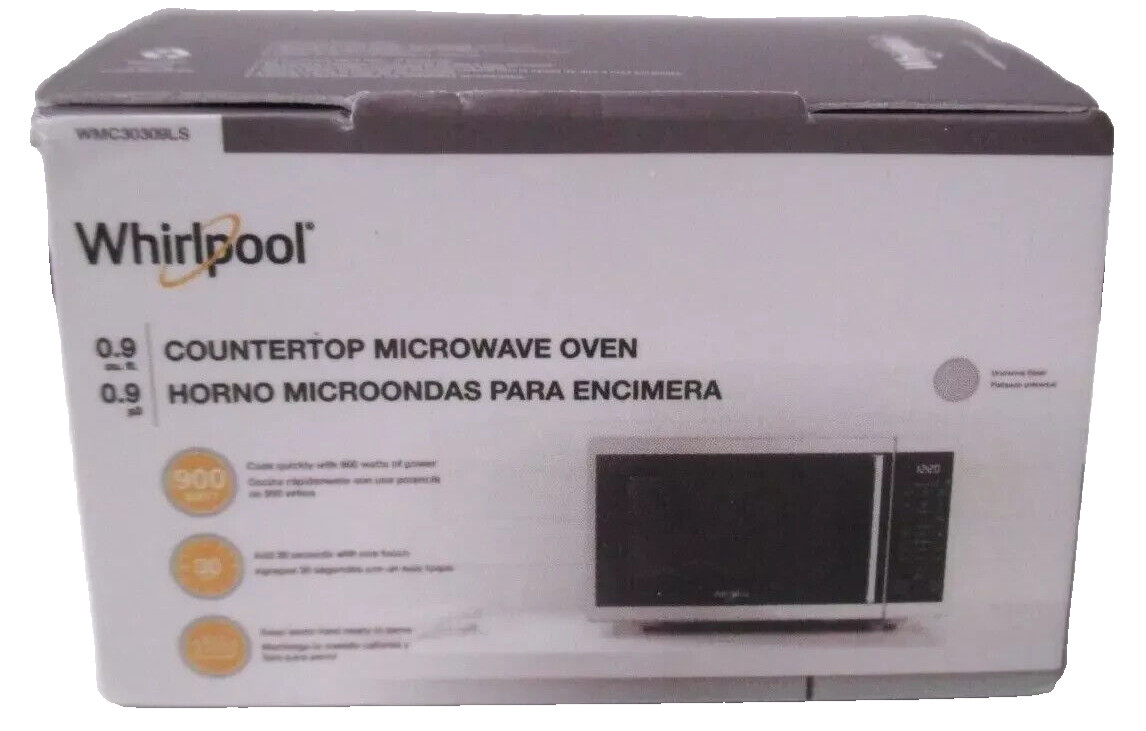 NEW ZURU MINI BRANDS HOME WHIRLPOOL COUNTERTOP MICROWAVE OVEN doll house size