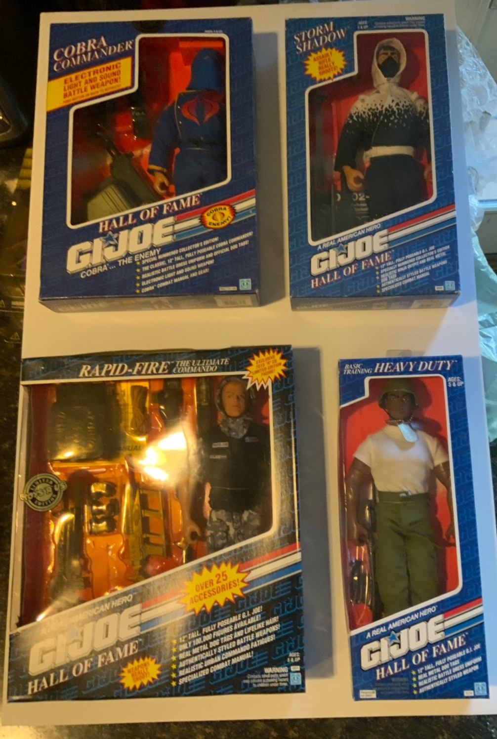 G.I. JOE Hall of Fame Figures (1991) – Entire Lot of 6