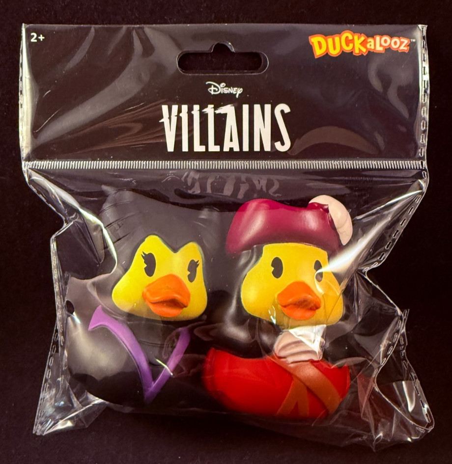 Disney – Villains – Maleficent & Captain Hook – Rubber Ducks – Duckalooz