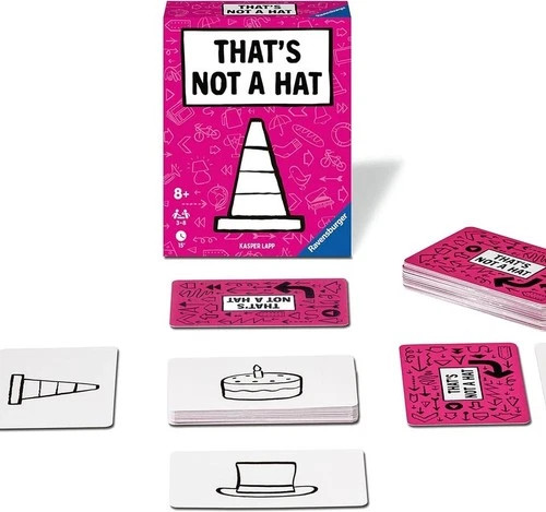 That&rsquo;s Not A Hat-Fun Bluffing & Memory Party Game for All Ages Components