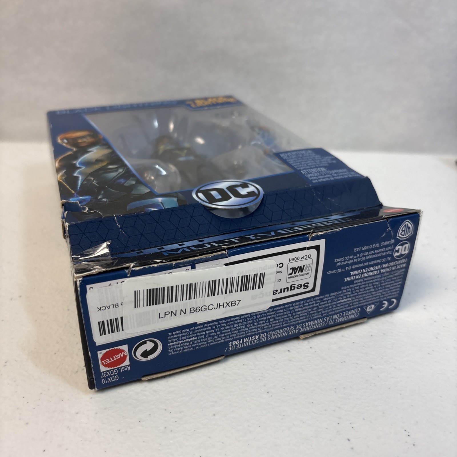 DC Multiverse Ninja Batman Series Black Lightning 6” New In Crushed Dmgd Box