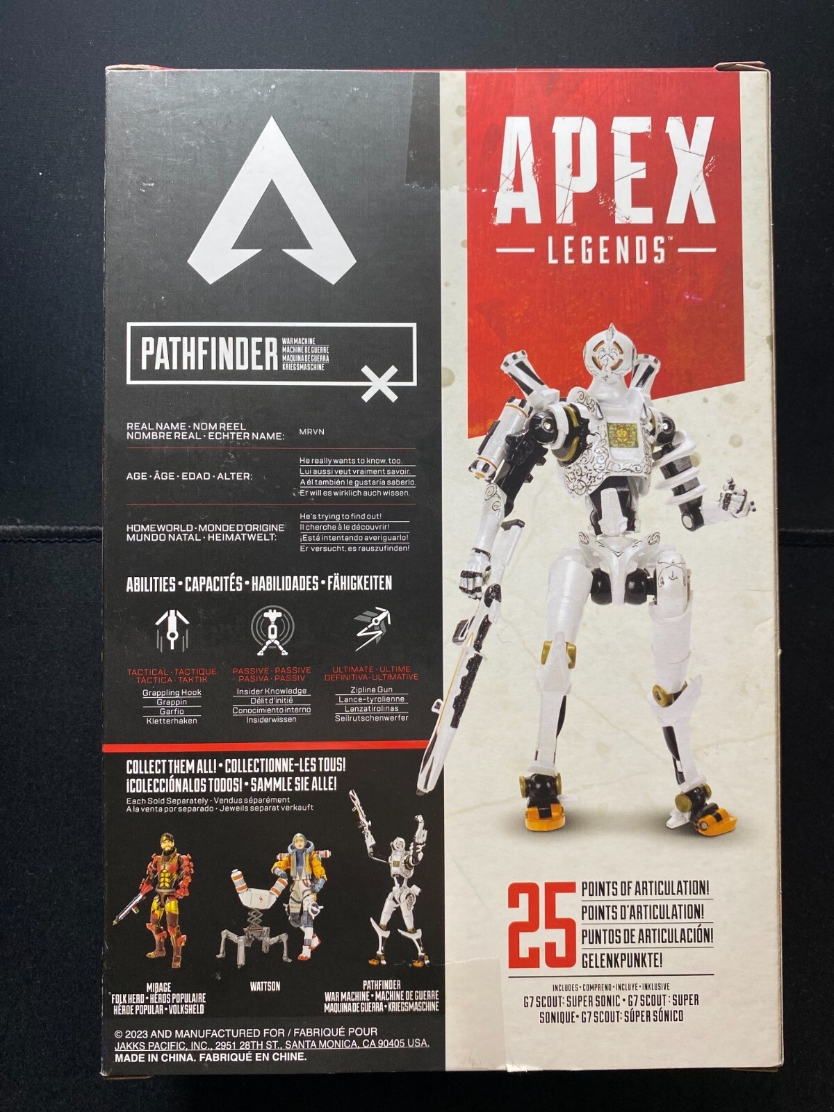 Apex Legends PATHFINDER #21 WAR MACHINE 6” Action Figure Jakks Pacific NEW