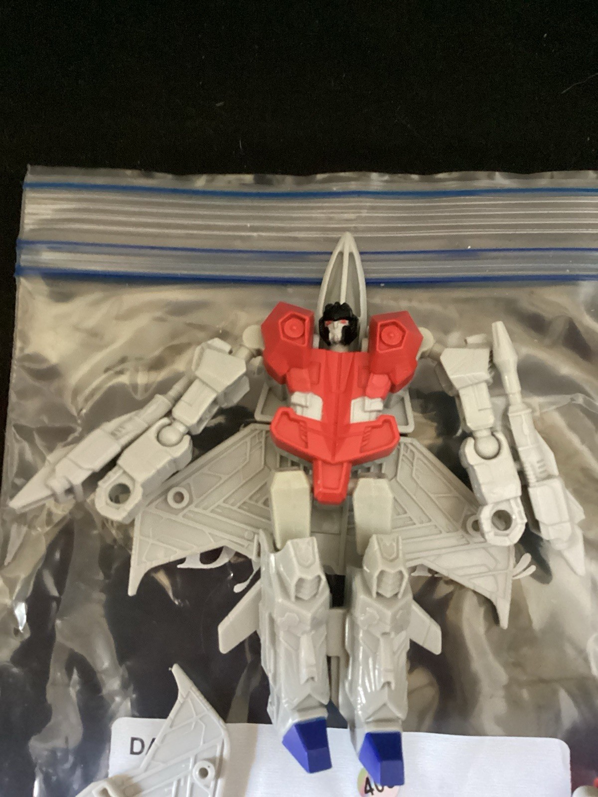 408-Transformers Authentics Bravo Decepticon Starscream action figure & Parts