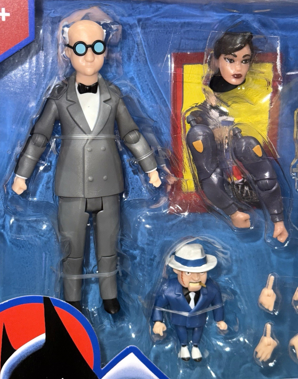 McFarlane DC Batman BTAS Ventriloquist Robin Talia Bullock BAF Rene Montoya SET