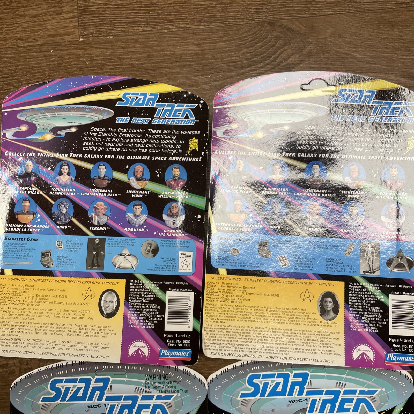 Complete Unopened STAR TREK The Next Generation Final Frontier Set Playmates