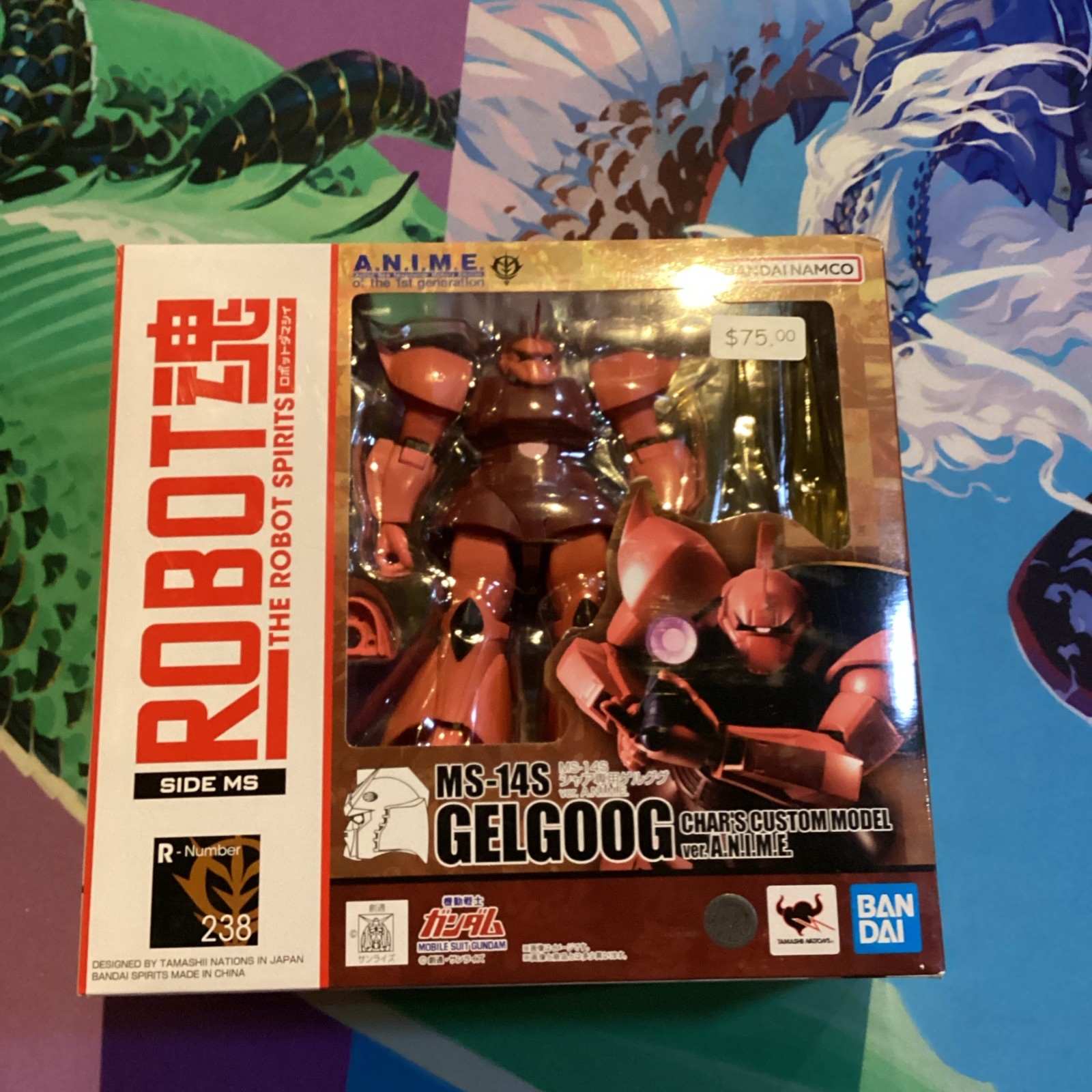 *NEW* MS Gundam: MS-14S Gelgoog Char&rsquo;s Custom Robot Spirits Action Figure