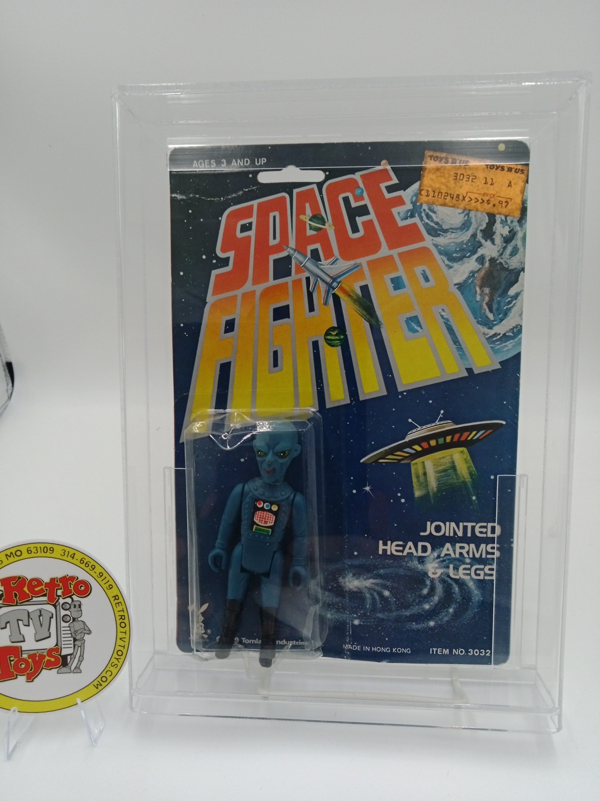 1979 Tomland Space Fighter Starroid Raiders figure MOC MISB On Card