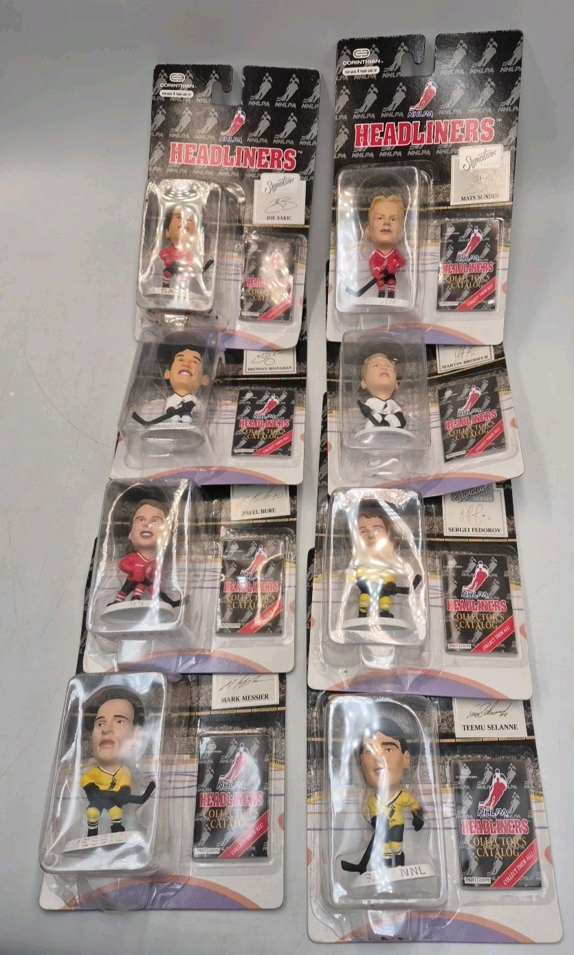 Lot Of 8 Corinthian NHLPA Headliner Hockey Players Sealed See Images