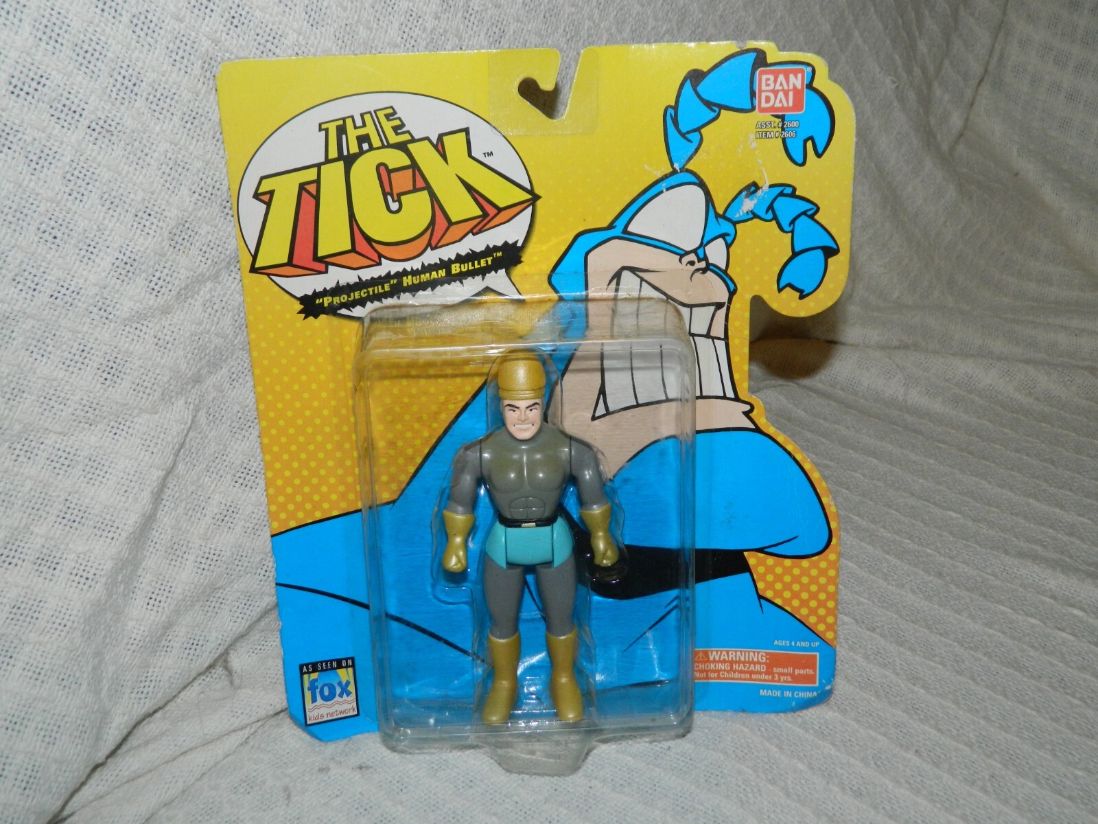 1994 Bandai The TICK – Projectile Human Bullet Action Figure NEW