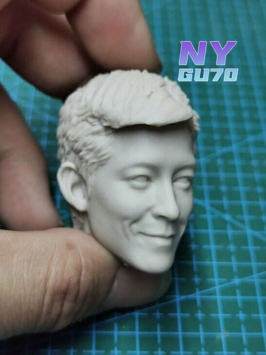 1:18 Edison Chen Head Sculpt Carved For 3.75inch Male Action Figure Doll Model