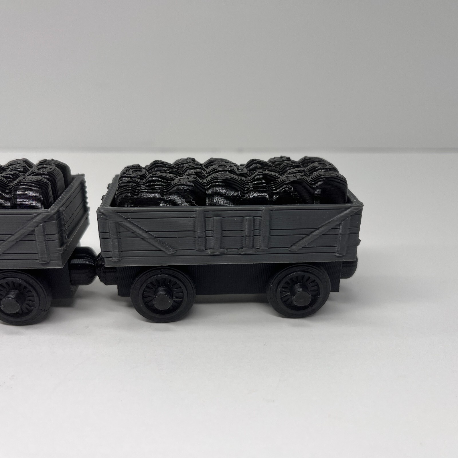 Wooden Railway Compatible Cargo & Box Car Train Custom Made Thomas & Friends GR
