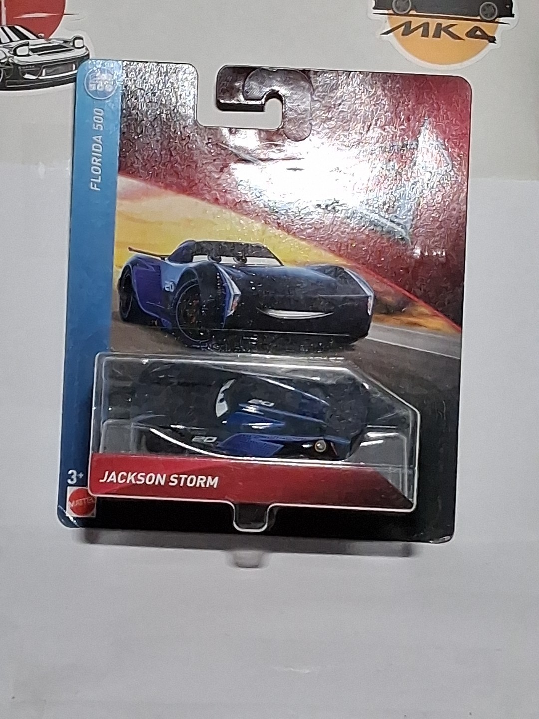DISNEY PIXAR CARS JACKSON STORM FLORIDA 500 2018 DIECAST