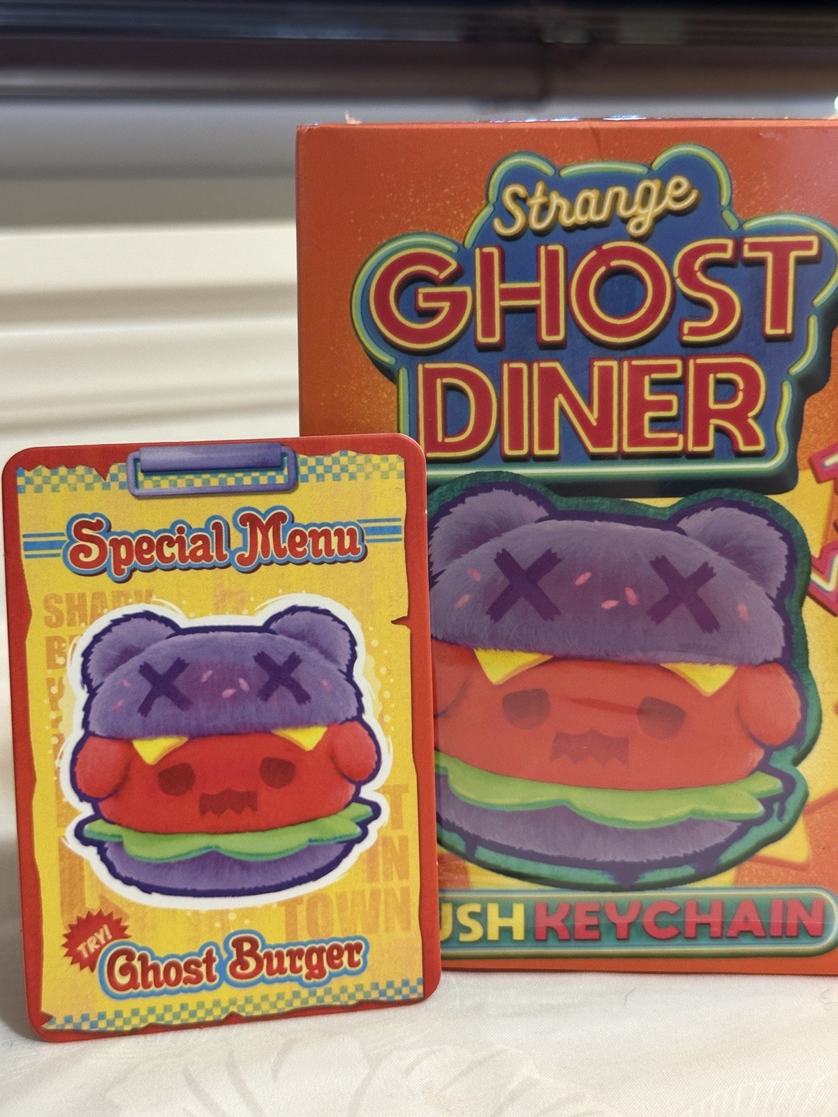 ShinWoo Ghost Bear Diner Series Collectible Blind Box Ghost Burger