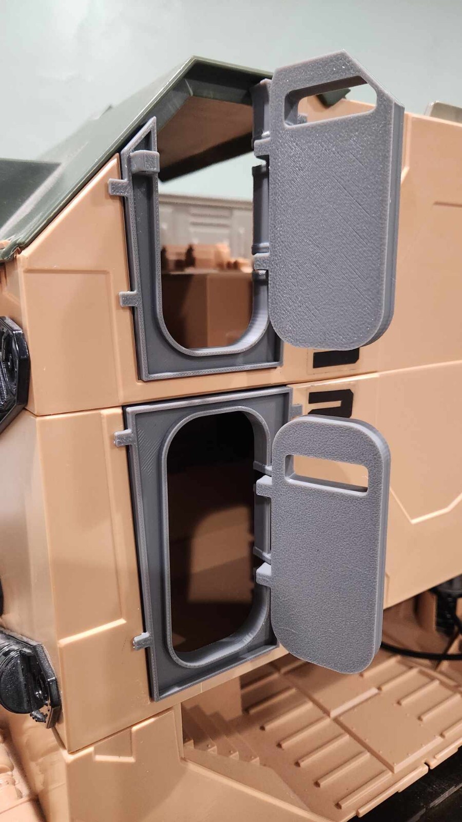 GI Joe Mobile Command Center Doors