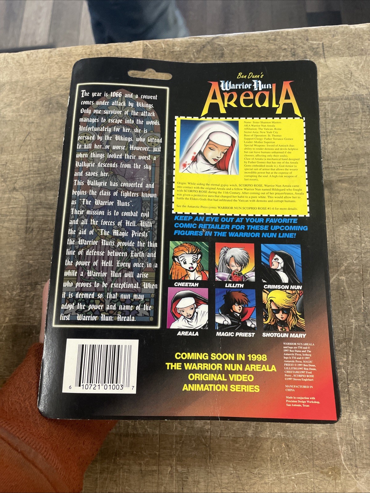 Warrior Nun Areala Holy White Edition Action Figure, Antarctic Press 1997