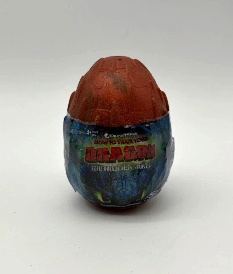 How To Train Your Dragon The Hidden World Egg Plush Hookfang Red Dragon Egg