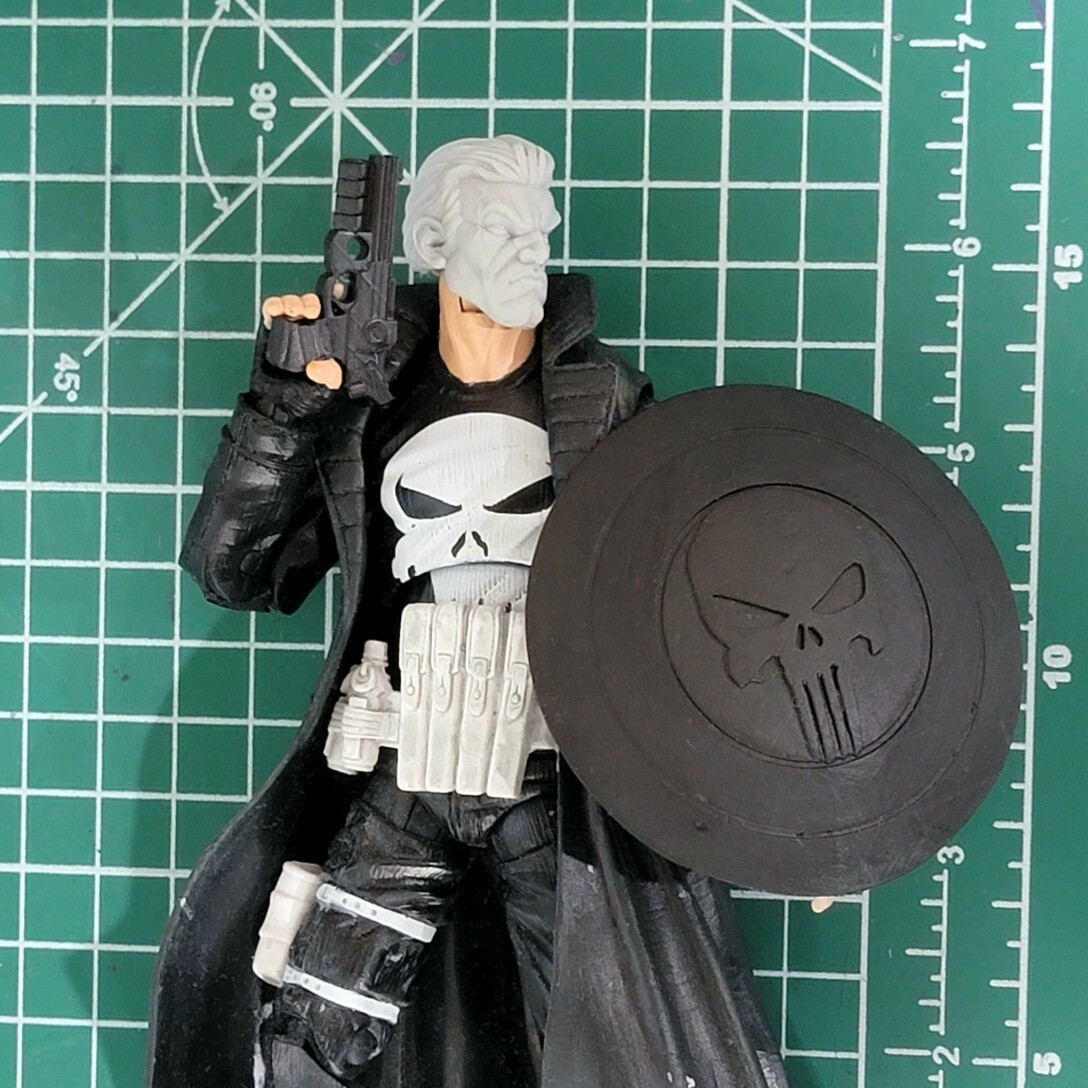 Custom Skull Shield 1:12 scale Captain Punisher avengers Frank Castle