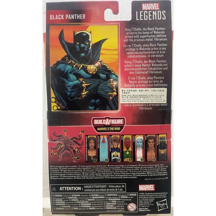 Hasbro Marvel Legends Baf The Void Black Panther 6 Inch Action Figure