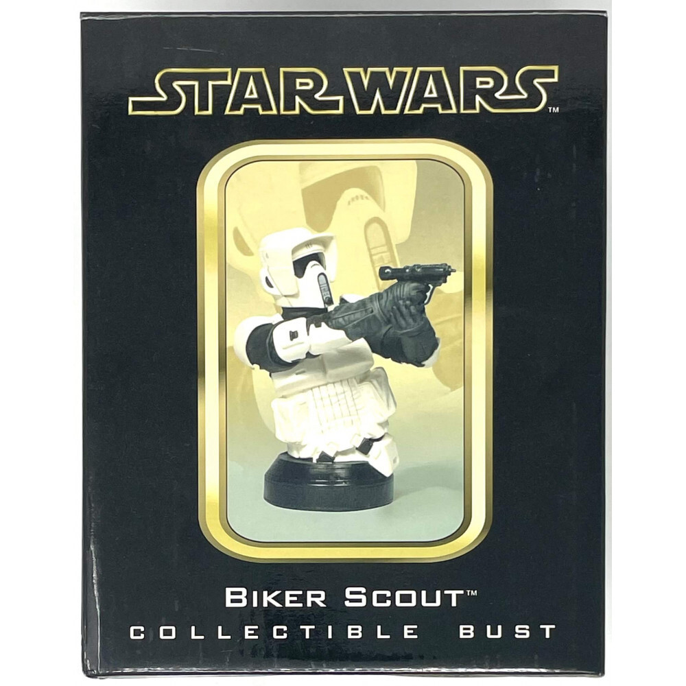 GENTLE GIANT STAR WARS RETURN OF THE JEDI BIKER SCOUT 1/6 BUST 2009 PROMO *US*
