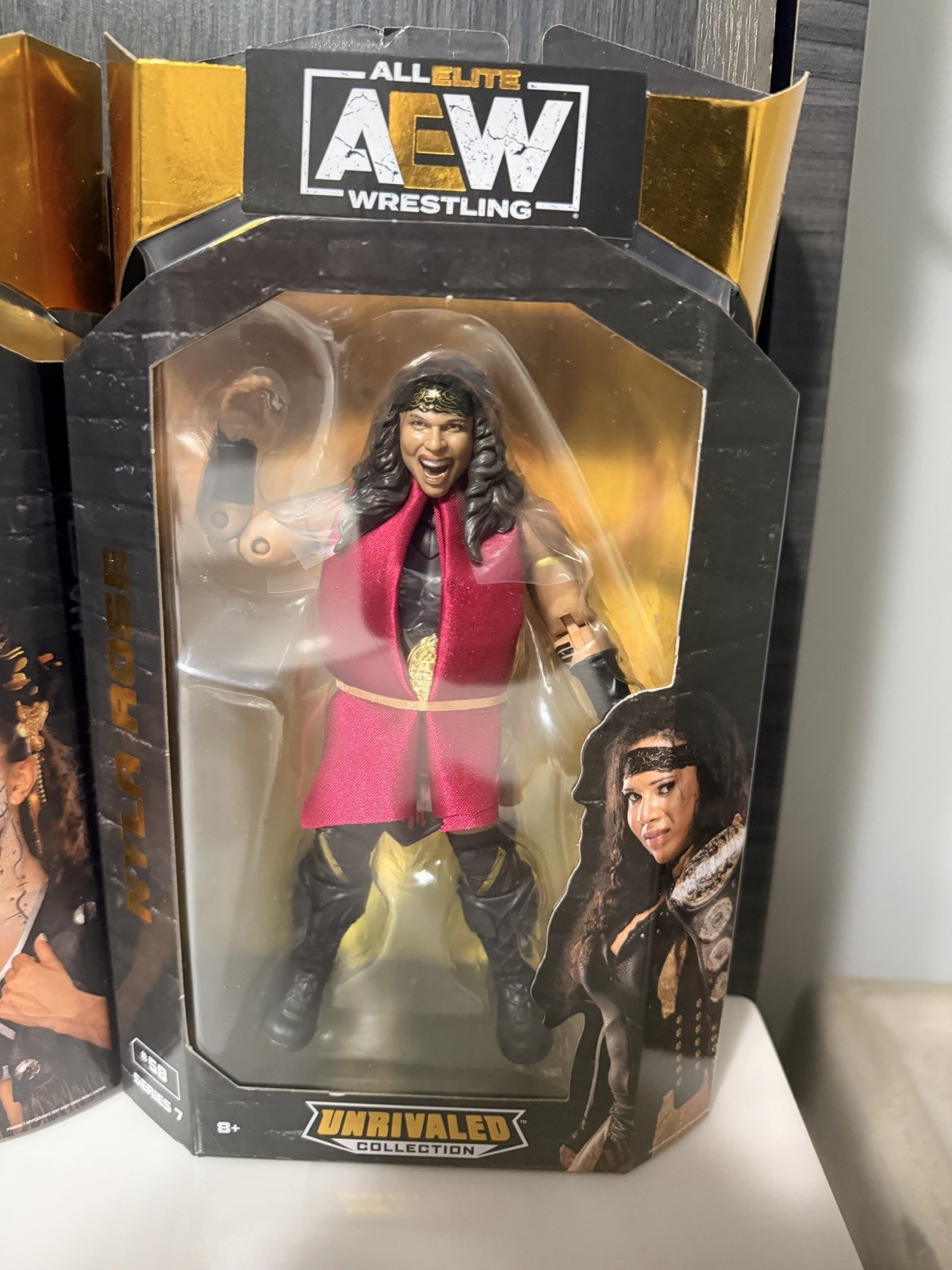 AEW Jazwares Lot (6) Dr Britt Baker 1/3000, Thunder Rosa Unmatched Unrivaled