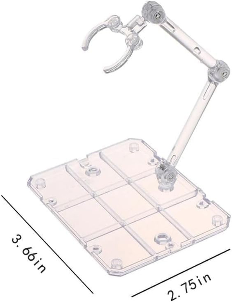 1 Pcs Transparent Action Figure Stand, Doll Model Display Holder Base Doll Suppo