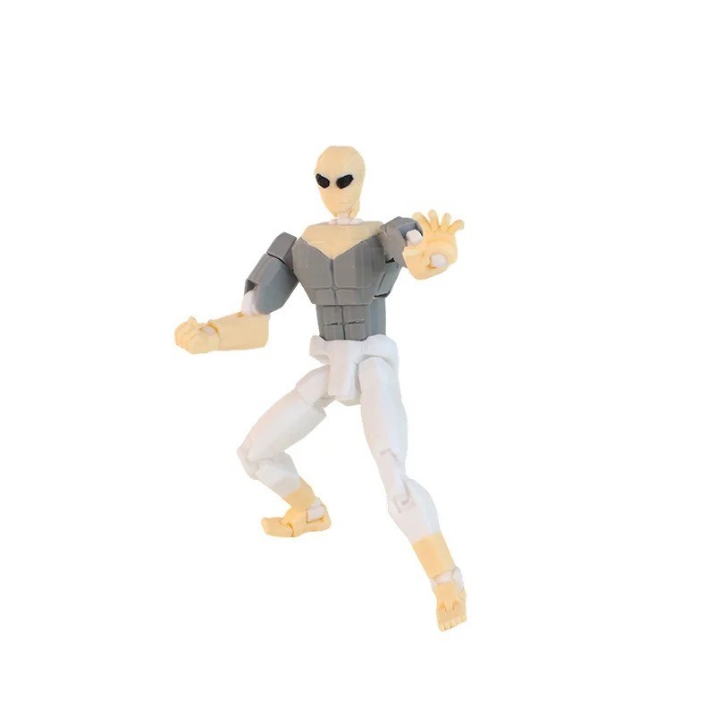 3D Printed Invincible Superhero Action Figures with Articulatable Limbs