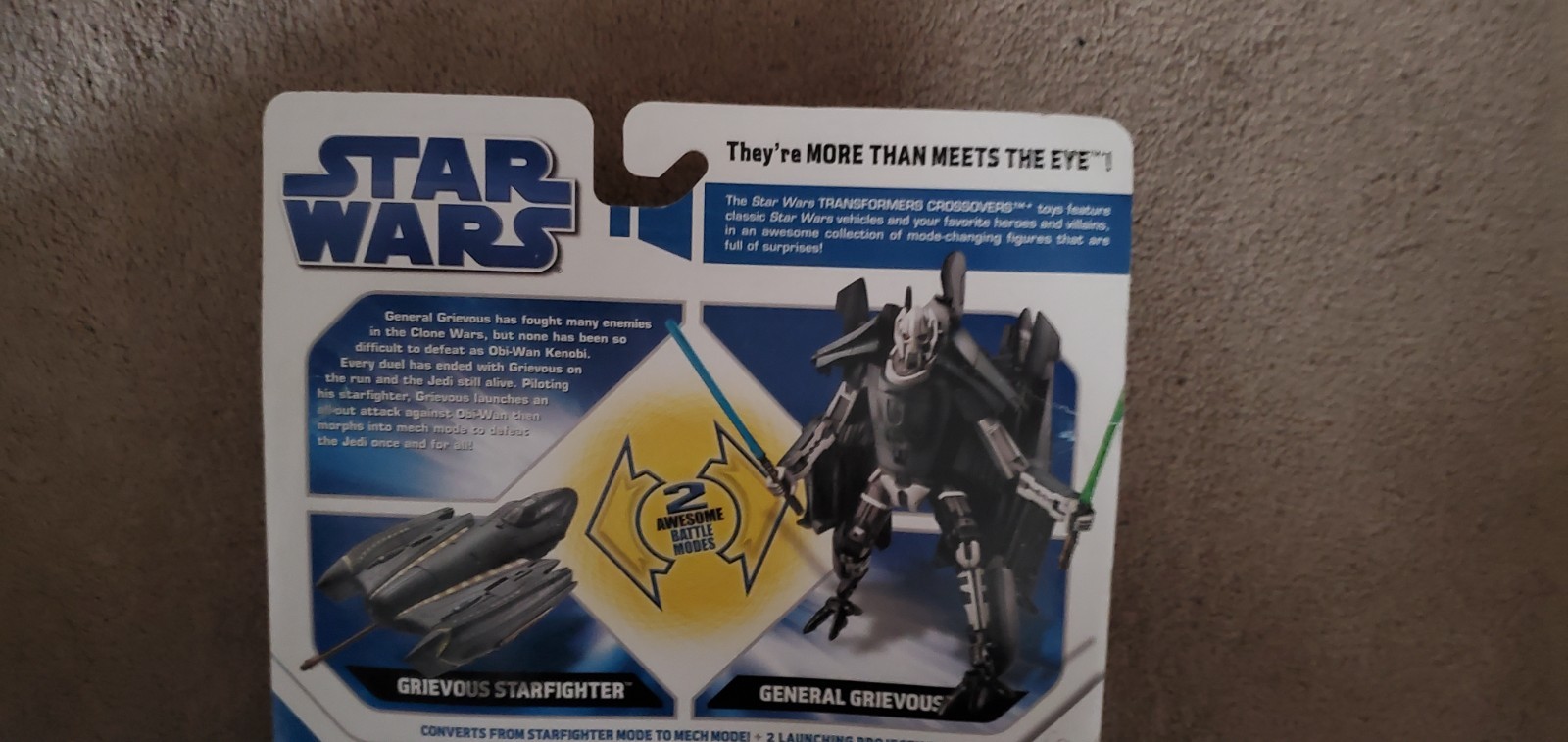 NEW: Star Wars Transformers Crossover: General Grievous to Grievous Starfighter