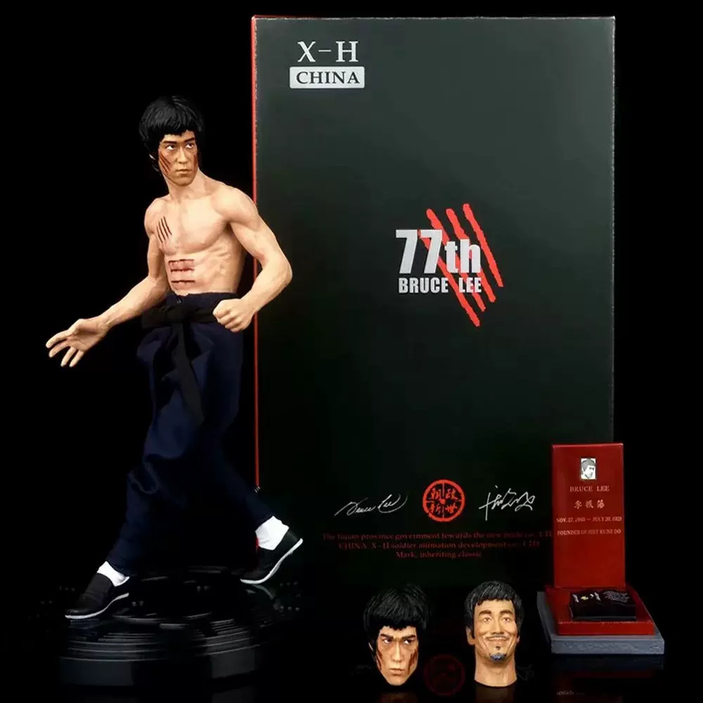 ENTER THE DRAGON Bruce Lee 77th Anniversary Ver. 1/6 Figure Three-headed Statue
