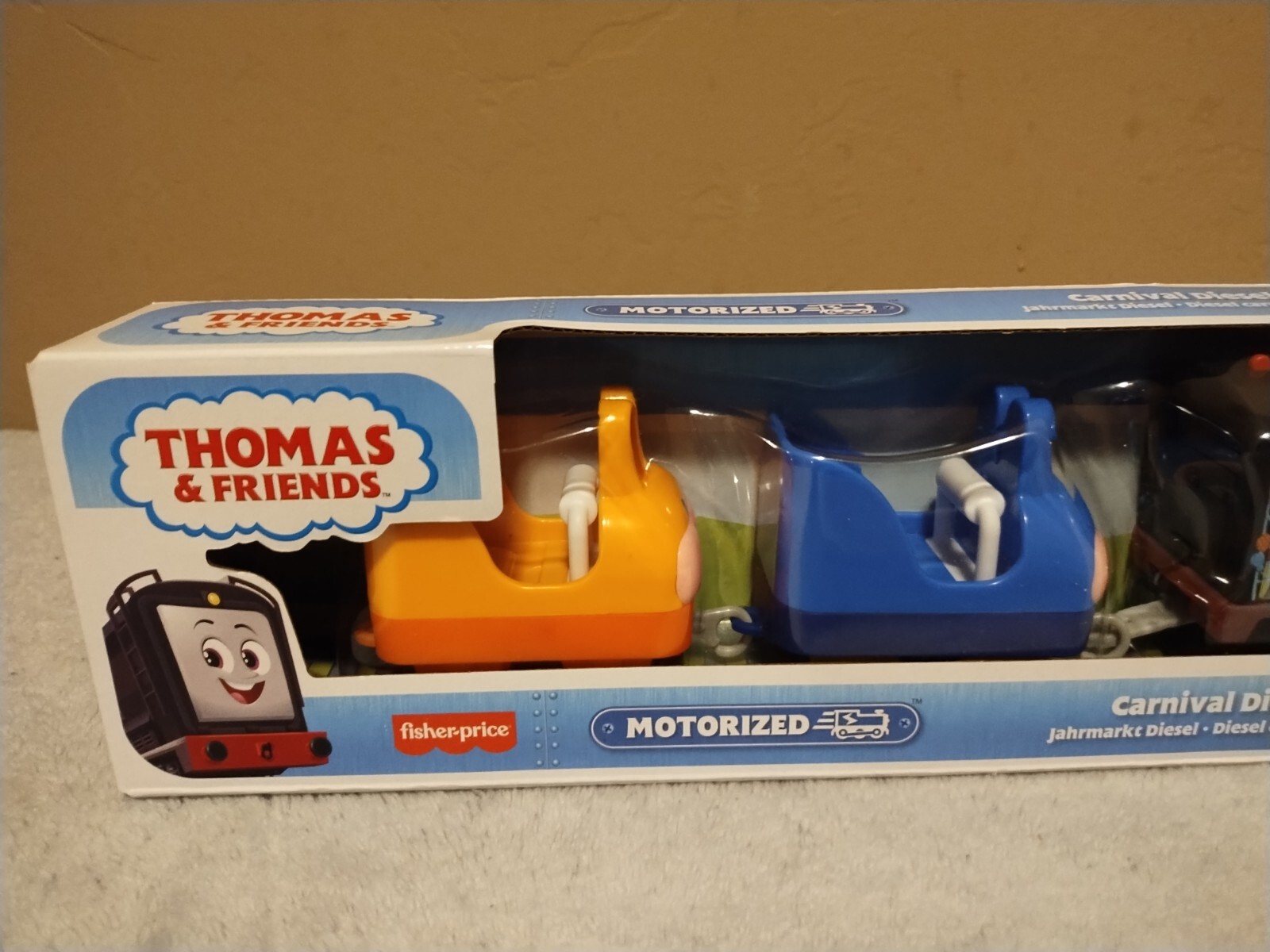 Thomas And Friends Motorized Train Carnival Diesel ~NEW