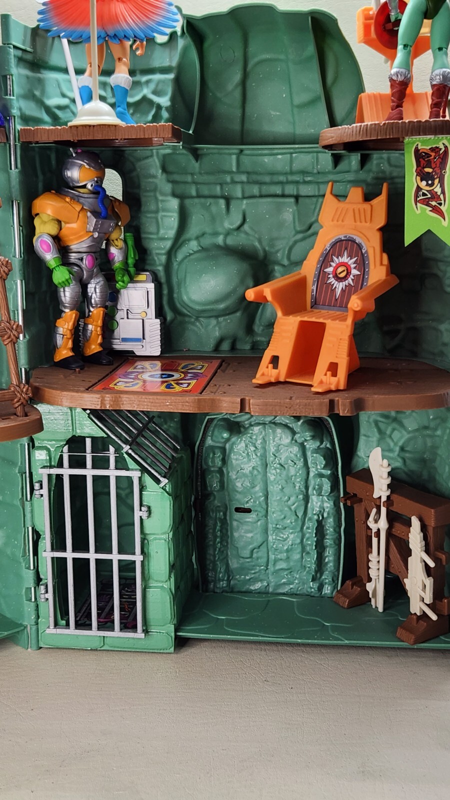 Add-on Dungeon Jail Cell – 3D Printed – For MOTU Origins Castle Grayskull