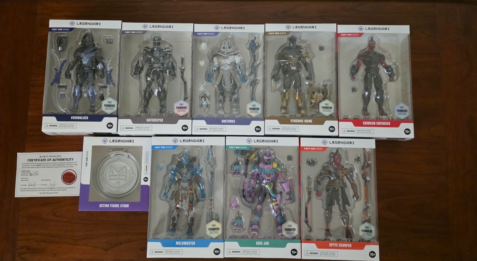 MetaTravelers Legendari Figures Lot of 8 Figures Kickstarter Edition (NEW)